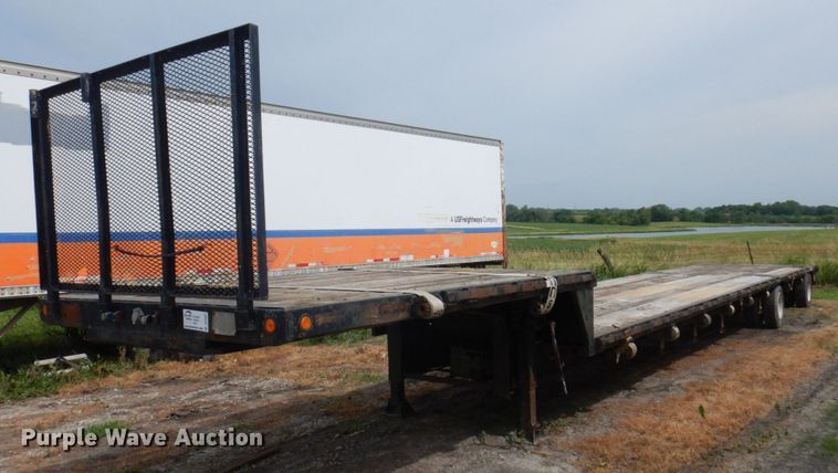 image for item DP5607 1989 Transcraft DTLM 22-48  drop deck trailer