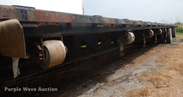 image for item DP5607 1989 Transcraft DTLM 22-48  drop deck trailer