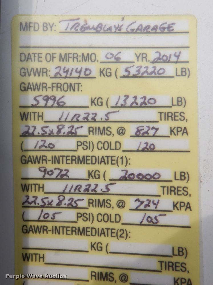 image for item DP5612 2015 Freightliner Cascadia  semi truck