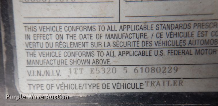 image for item DP5623 2006 Transcraft Eagle W2  drop deck trailer