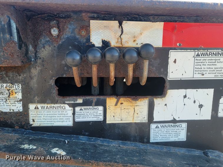 image for item JG9809 2005 Trail-Eze E70HT  drop deck equipment trailer