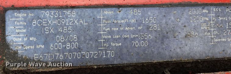 image for item JM9113 2009 Peterbilt 386  semi truck