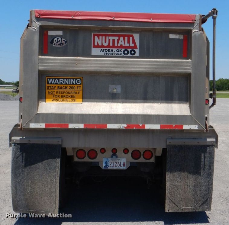 image for item KJ9865 2016 Nuttall S853754  end dump trailer