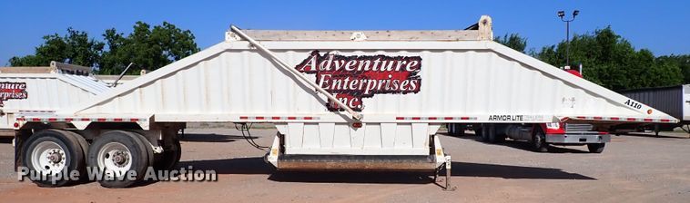 image for item LU9051 2015 Armor Lite SBD-40  bottom dump trailer
