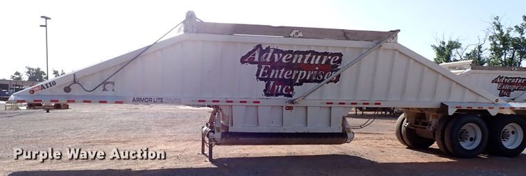 image for item LU9051 2015 Armor Lite SBD-40  bottom dump trailer