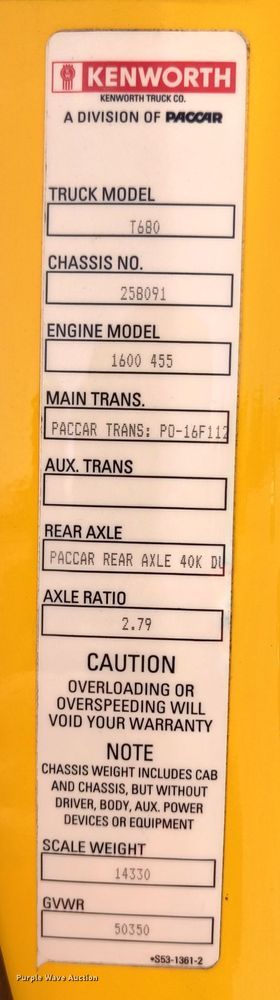 image for item LU9110 2019 Kenworth T680  semi truck