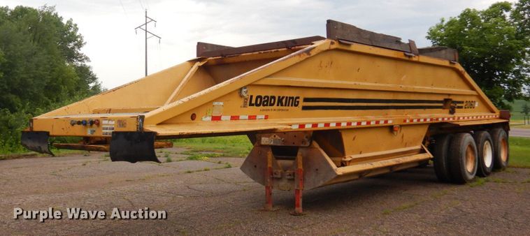 image for item MF9675 1998 Load King 2060  bottom dump trailer