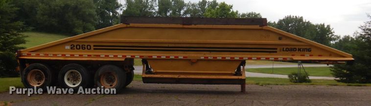 image for item MF9675 1998 Load King 2060  bottom dump trailer