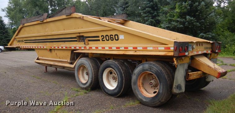 image for item MF9675 1998 Load King 2060  bottom dump trailer