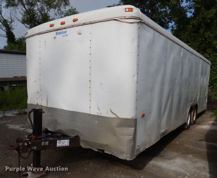 image for item DK2015 2002 Forest River  enclosed cargo trailer