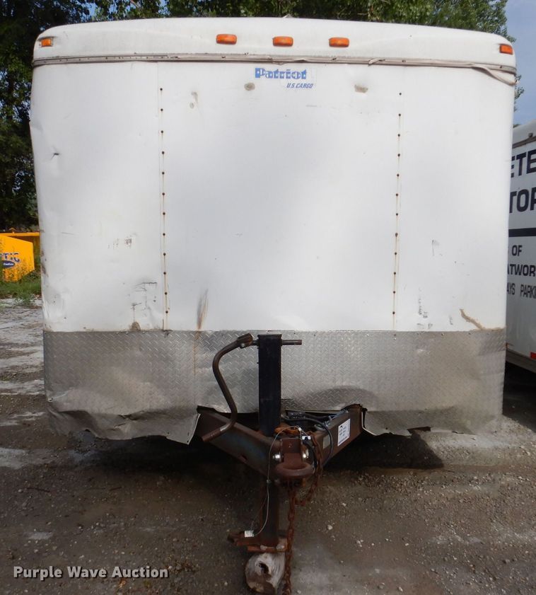 image for item DK2015 2002 Forest River  enclosed cargo trailer