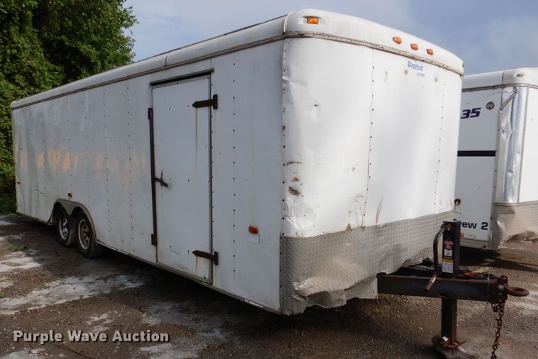 image for item DK2015 2002 Forest River  enclosed cargo trailer