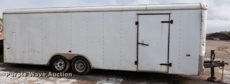 image for item DK2015 2002 Forest River  enclosed cargo trailer