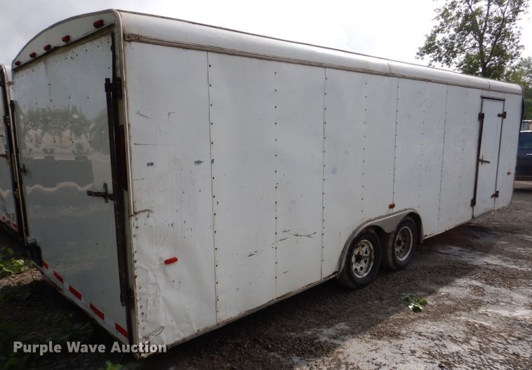 image for item DK2015 2002 Forest River  enclosed cargo trailer