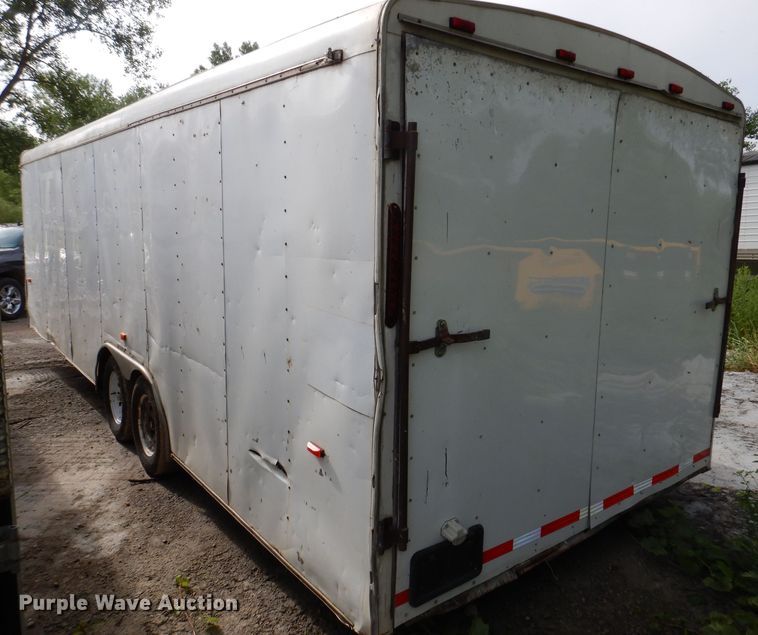image for item DK2015 2002 Forest River  enclosed cargo trailer