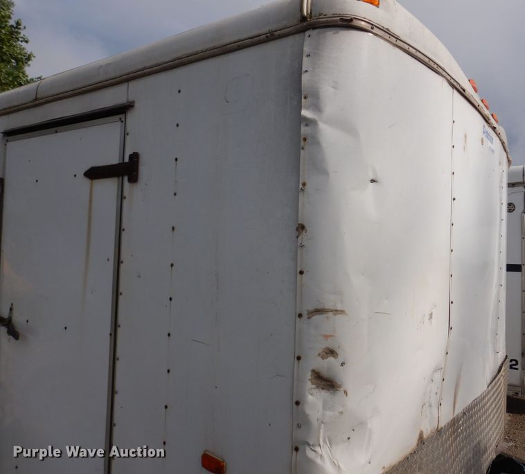 image for item DK2015 2002 Forest River  enclosed cargo trailer