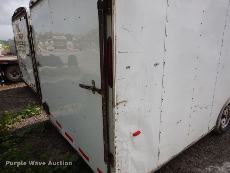 image for item DK2015 2002 Forest River  enclosed cargo trailer