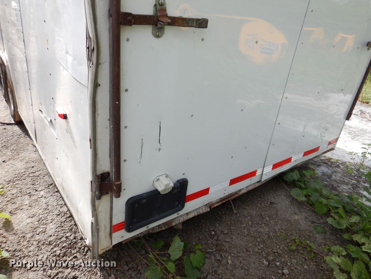 image for item DK2015 2002 Forest River  enclosed cargo trailer