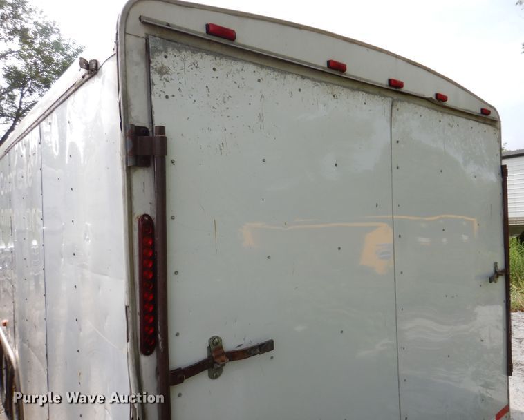 image for item DK2015 2002 Forest River  enclosed cargo trailer