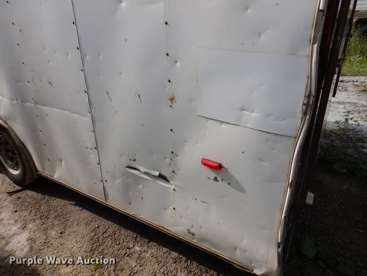 image for item DK2015 2002 Forest River  enclosed cargo trailer