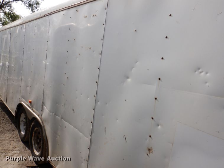 image for item DK2015 2002 Forest River  enclosed cargo trailer