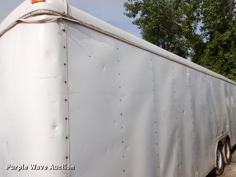 image for item DK2015 2002 Forest River  enclosed cargo trailer