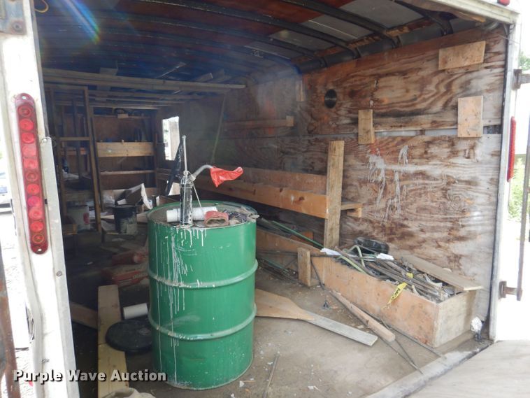 image for item DK2015 2002 Forest River  enclosed cargo trailer