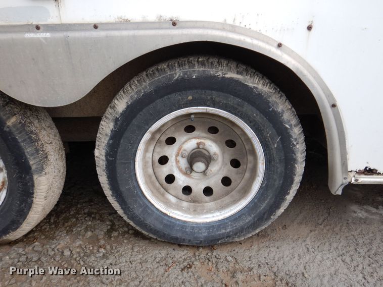 image for item DK2015 2002 Forest River  enclosed cargo trailer