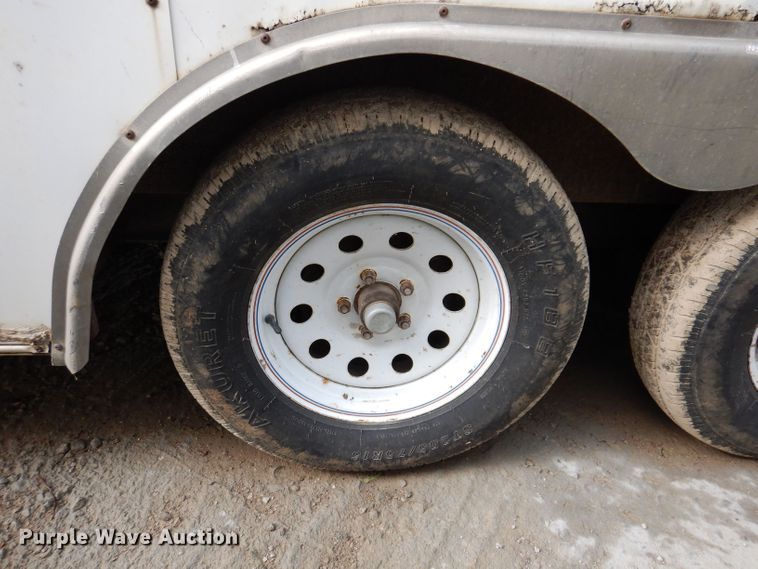 image for item DK2015 2002 Forest River  enclosed cargo trailer