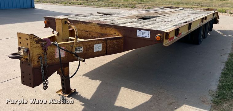 image for item DK7024 2000 Belshe DT-255  equipment trailer