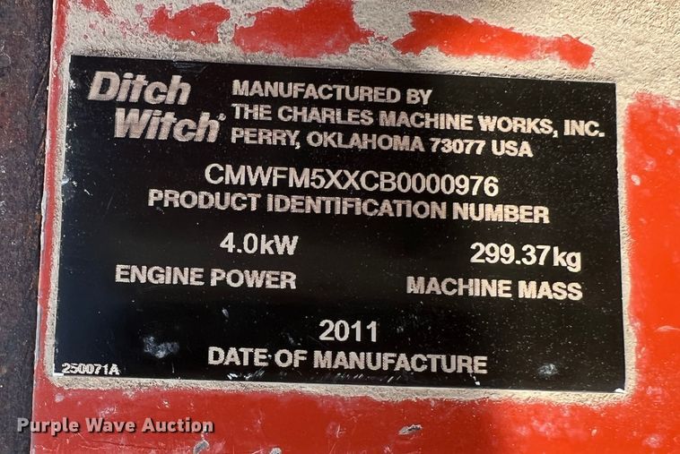 image for item DK7025 1986 Belshe  equipment trailer