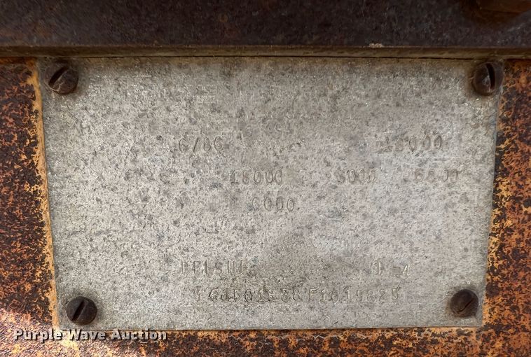 image for item DK7025 1986 Belshe  equipment trailer