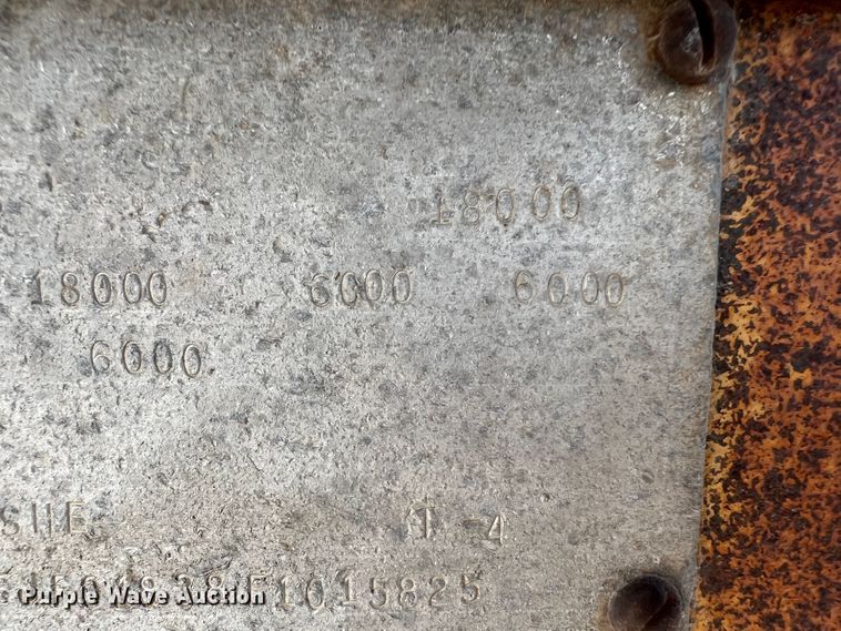 image for item DK7025 1986 Belshe  equipment trailer