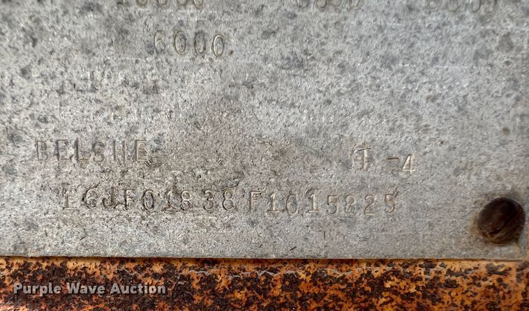 image for item DK7025 1986 Belshe  equipment trailer