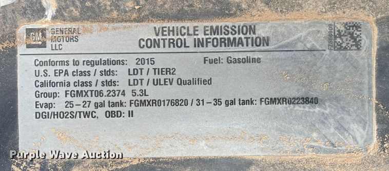 image for item DN5011 2015 Chevrolet Silverado 1500  Double Cab pickup truck