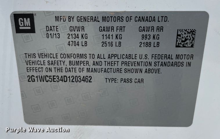 image for item DN5013 2013 Chevrolet Impala