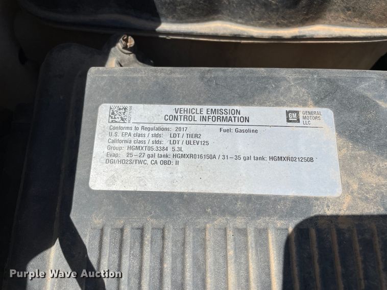 image for item DN5072 2017 Chevrolet Silverado 1500  Crew Cab pickup truck