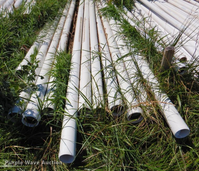 image for item DP4407 Approximately 70 pieces of Sanderson SDR21 PVC pipe