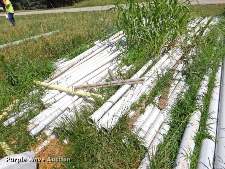 image for item DP4407 Approximately 70 pieces of Sanderson SDR21 PVC pipe