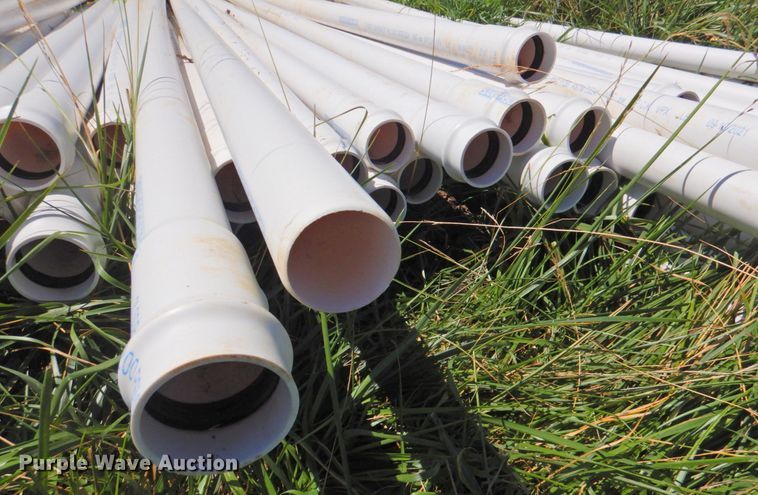 image for item DP4407 Approximately 70 pieces of Sanderson SDR21 PVC pipe