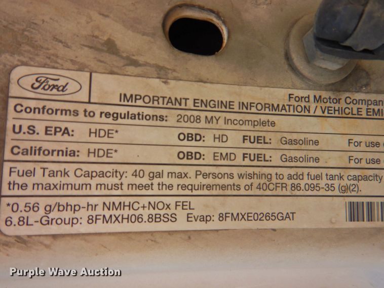 image for item DP4669 2008 Ford F450 Super Duty  flatbed truck