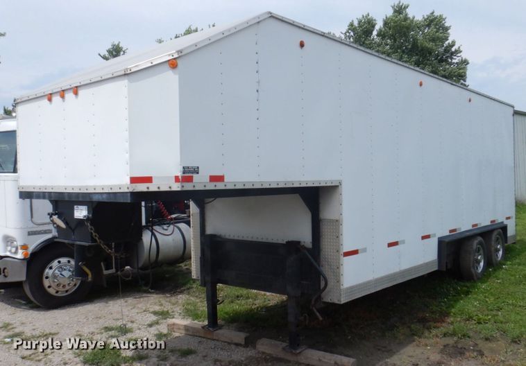 image for item DP5608 2001 Shop built  enclosed cargo trailer