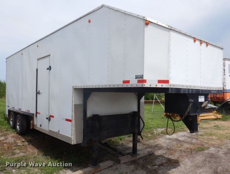 image for item DP5608 2001 Shop built  enclosed cargo trailer