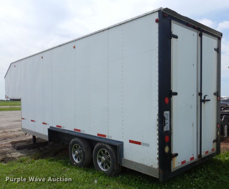 image for item DP5608 2001 Shop built  enclosed cargo trailer