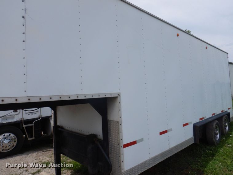 image for item DP5608 2001 Shop built  enclosed cargo trailer