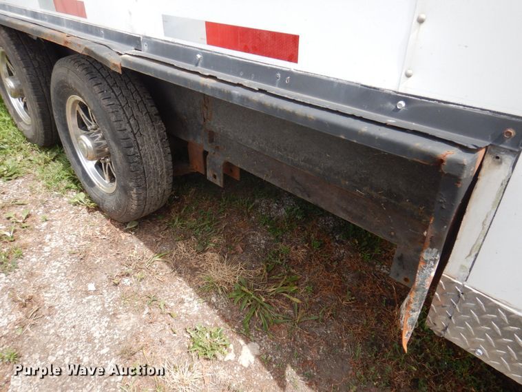 image for item DP5608 2001 Shop built  enclosed cargo trailer