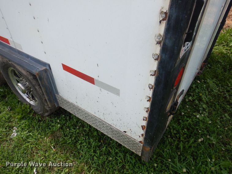 image for item DP5608 2001 Shop built  enclosed cargo trailer