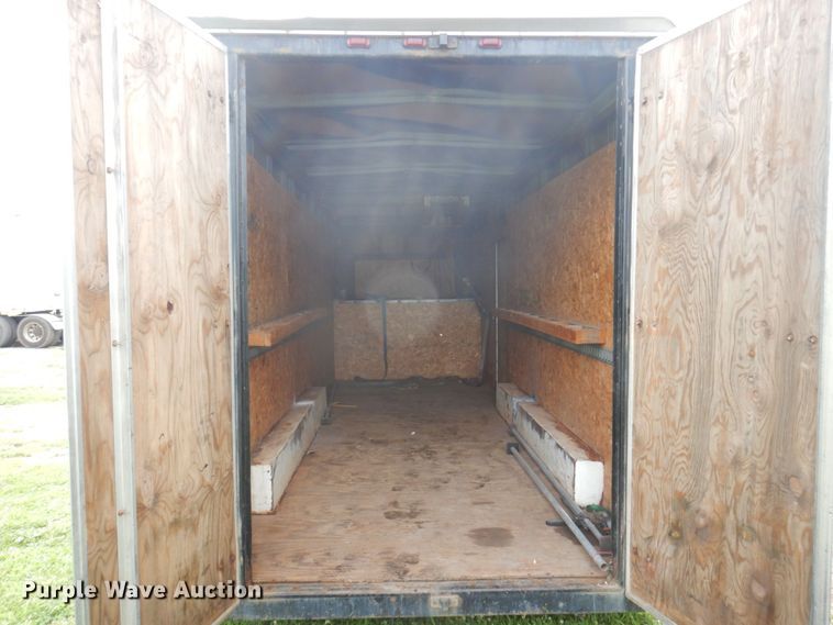image for item DP5608 2001 Shop built  enclosed cargo trailer
