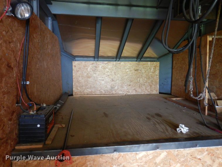 image for item DP5608 2001 Shop built  enclosed cargo trailer