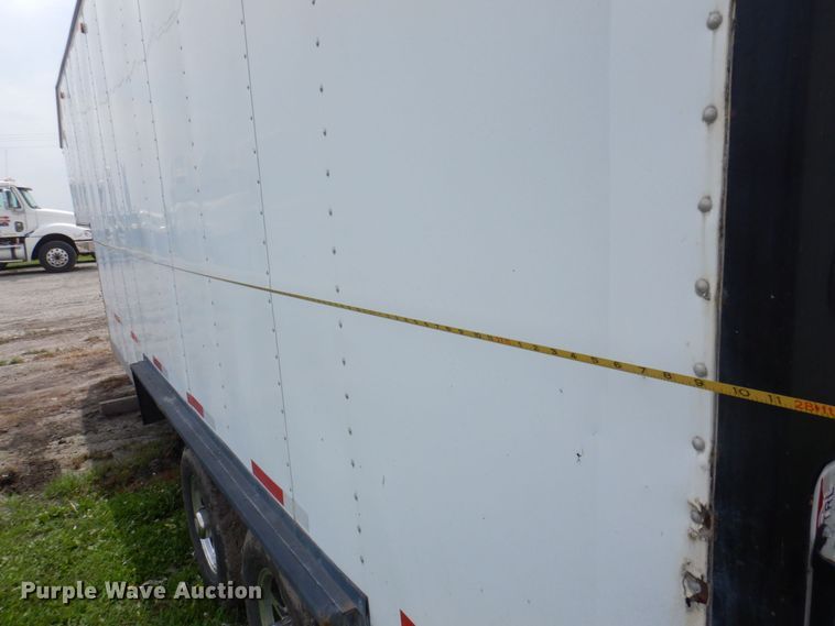 image for item DP5608 2001 Shop built  enclosed cargo trailer